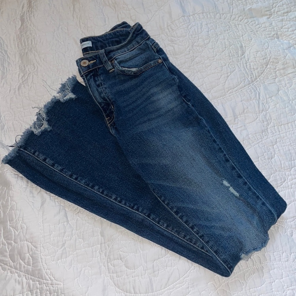 KanCan distressed flare jeans